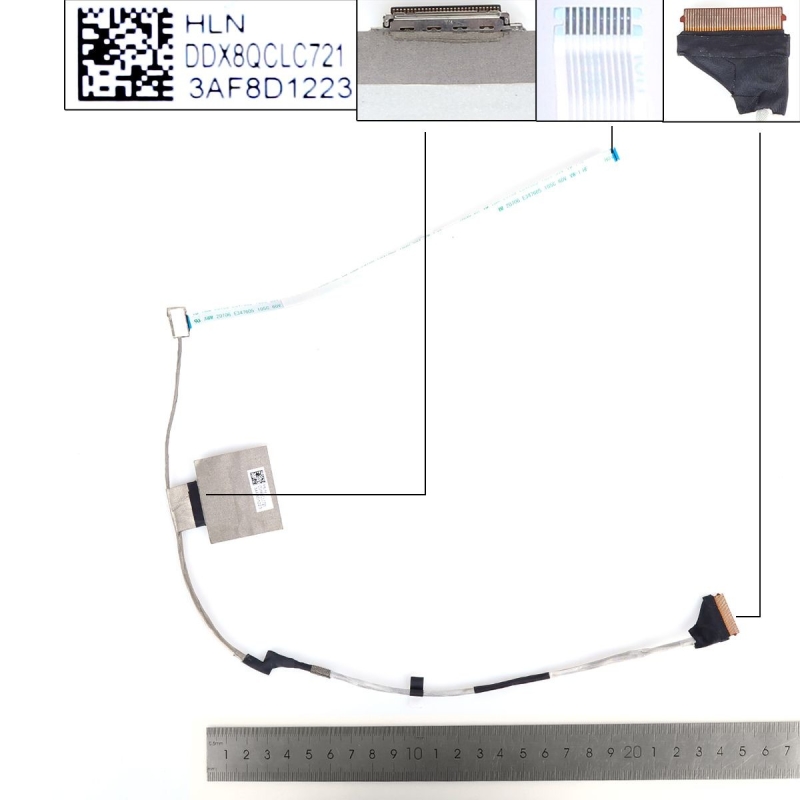 Cabo flexível para portatil HP 450 G8 455 G8 | DDX8QCLC721 30 pinos