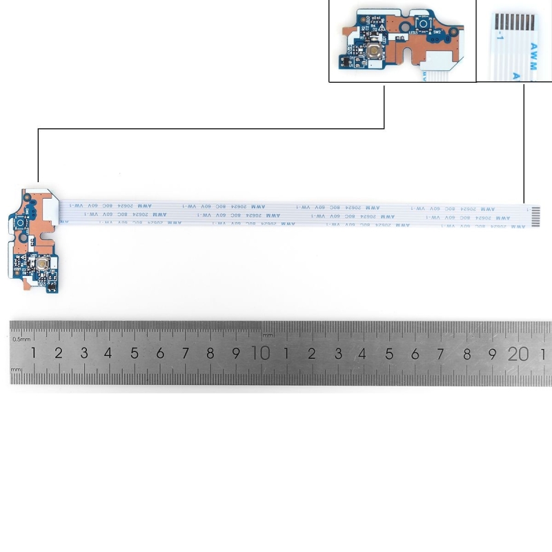 Placa de botão liga/desliga para portatil Acer V3-571G V3-531G