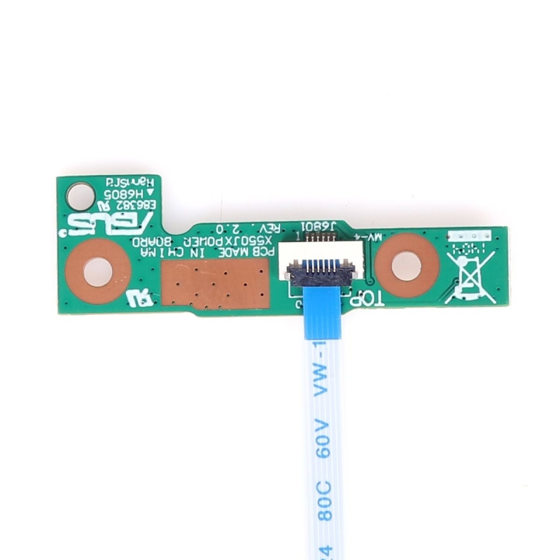 Placa de botón de encendido con cable para portátil Asus Y581C X552C