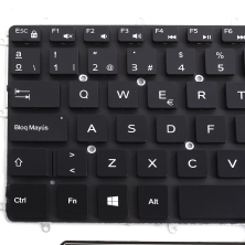 Teclado retroiluminado para portatil Dell Inspiron 14 7460 preto