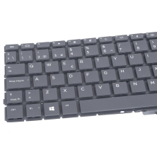 Teclado retroiluminado para portatil HP ProBook 440 G8 445 G8 preto