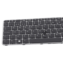 Teclado retroiluminado para portátil HP 820 G3 820 G4 725 G3 Negro