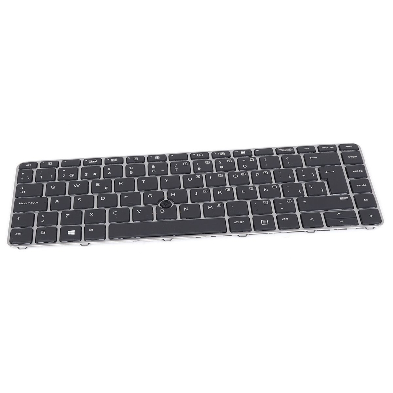 Teclado retroiluminado para portátil HP 840 G3 745 G3 848 G3 Prata