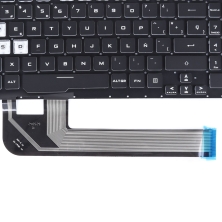 Tastiera ASUS FX506 FA506 FX706 FA706 retroilluminata, nera, scritta bianca,...