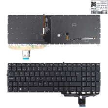 Teclado retroiluminado para portátil HP 850 G7 850 G8 855 G7 Negro