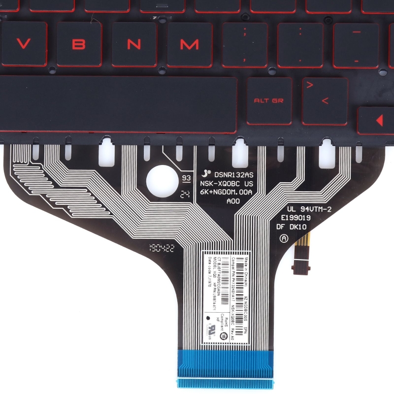 Comprar teclado retroiluminado para portátil HP 17-CB 12-0405A-WX01-T01