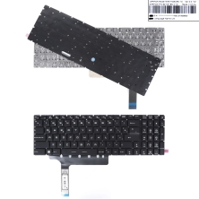 Teclado retroiluminado para portátil MSI GP76 GE76 Preto