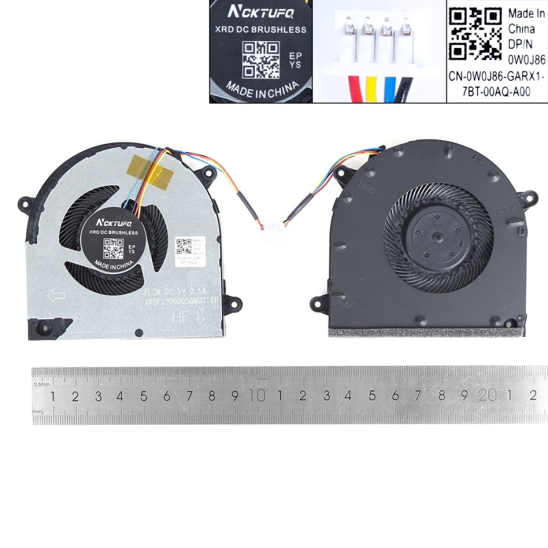 Ventilador GPU para portátil Lenovo Y540-17 Y7000-17 17IRH. Envíos 24h