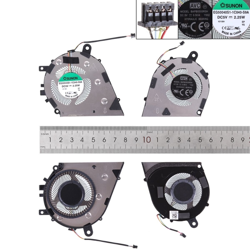 Ventoinha GPU para portatil Lenovo Air-14 2019 S550-14-API