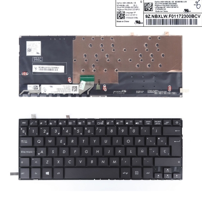 Teclado retroiluminado para portatil Asus UX430 UX430U. Envio em 24h