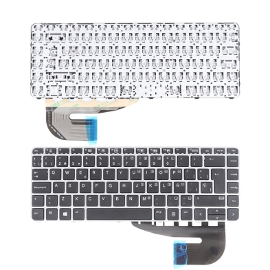 Teclado para portátil HP Elitebook 840 G3 Preto