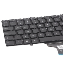 Teclado retroiluminado para portátil Dell Latitude 3400 5400 Preto