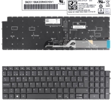 Tastiera grigia DELL Latitude 3520 Vostro 3510 3520 5510 5515 7510 NERO(b...