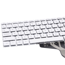 Teclado retroiluminado para portatil HP Pavilion 15-BS Silver
