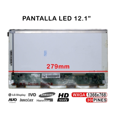 PANTALLA LED DE 12.1" PARA PORTÁTIL HSD121PHW1-A03 HSD121PHW1-A01