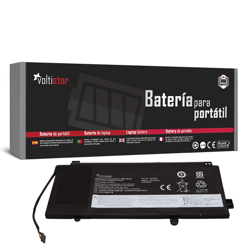 BATERIA PARA PORTÁTIL LENOVO THINKPAD YOGA 15 00HW008