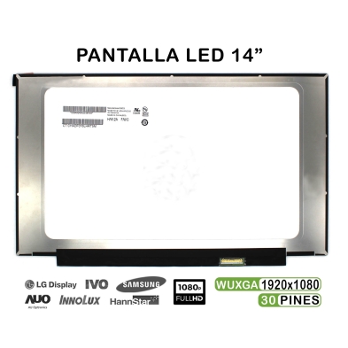 PANTALLA DE 14" PARA PORTÁTIL B140HAN03.6 LED 1920X1080