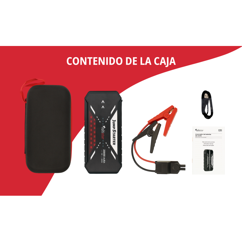 Arrancador De Coche ET90 20000Mah