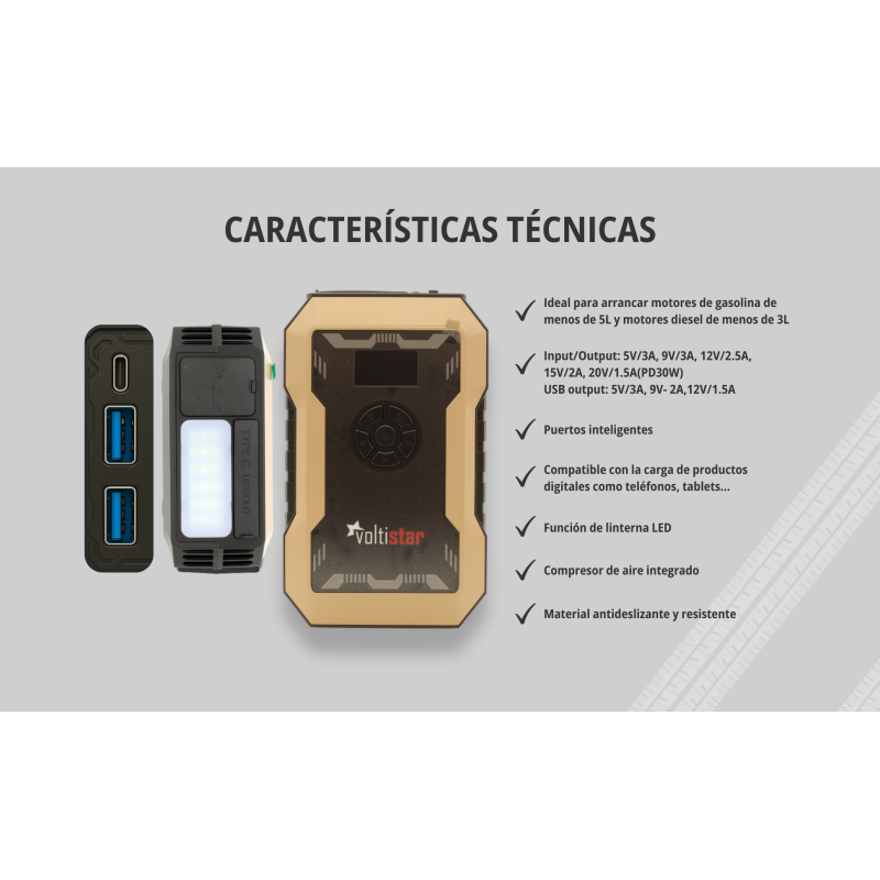 Avviatore di emergenza per auto A50 10000mAh