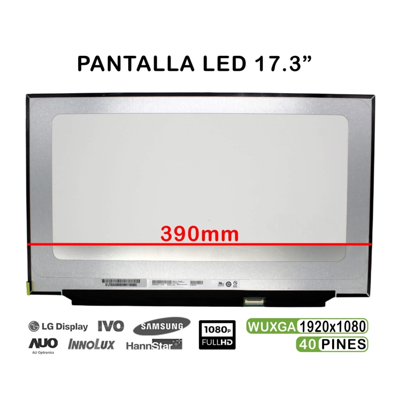 SCHERMO PER LAPTOP 17,3" B173HAN05.0 LED 1920×1080