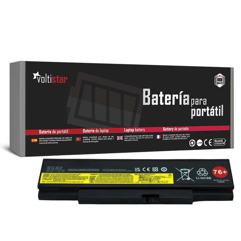 BATTERIA PER LAPTOP LENOVO THINKPAD EDGE E560 45N1758 76+