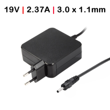 CARGADOR PARA PORTÁTIL ASUS 19V 2.37A 3.0X1.1MM
