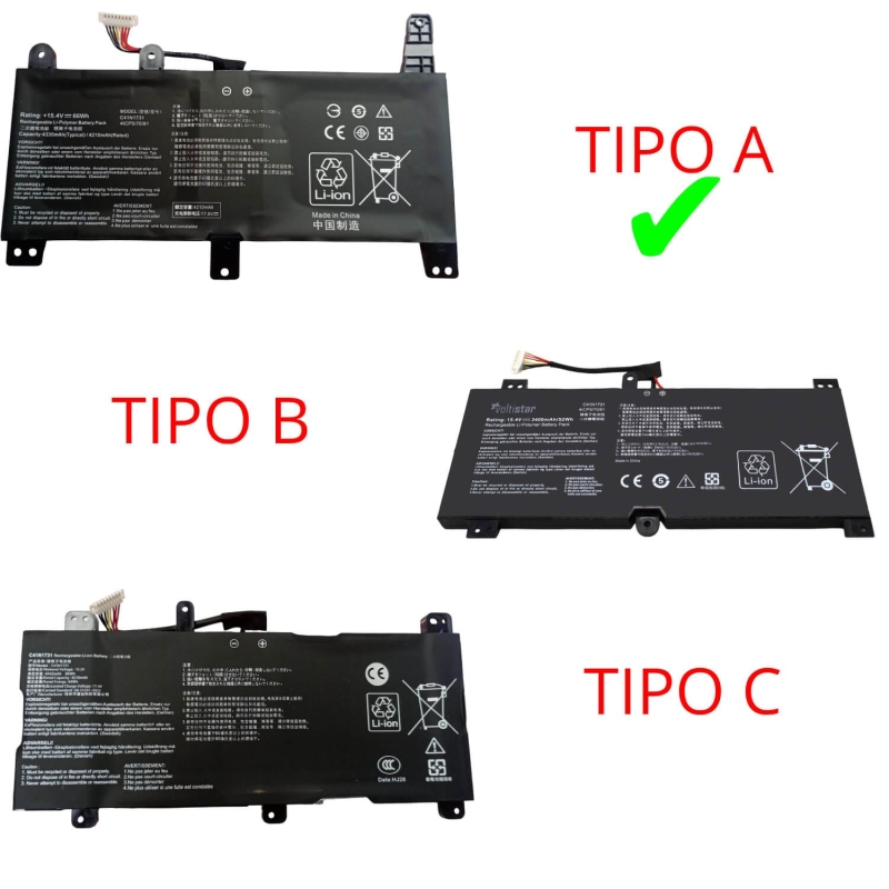 BATERÍA PARA PORTÁTIL ASUS ROG STRIX C41N1731 TYPE-A