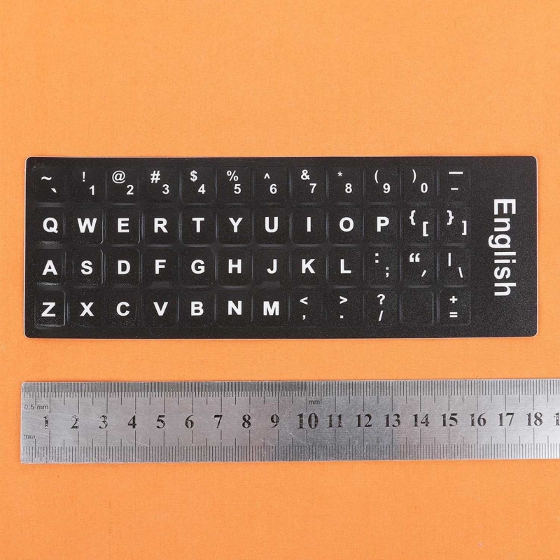 Pegatina para convertir teclado en idioma inglés