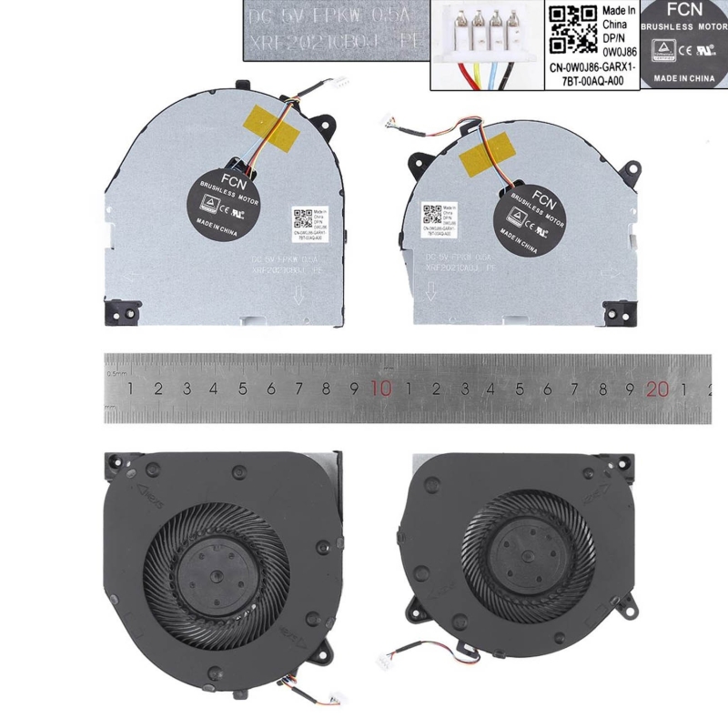 Ventiladores para portátil Lenovo Legion Y540-15IRH Y7000 2019