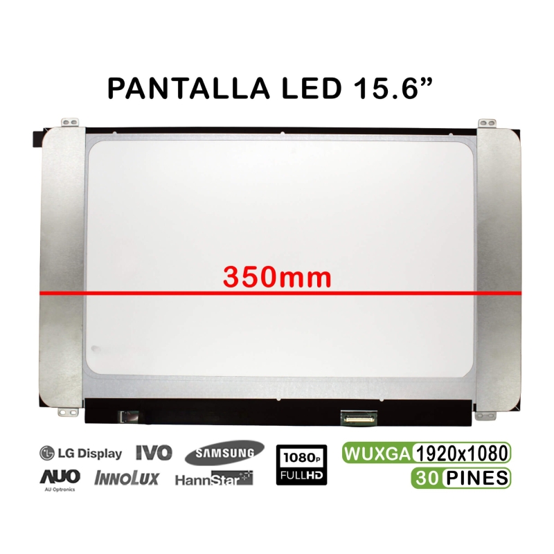 SCHERMO LED 15.6" PER COMPUTER PORTATILE LP156WF9-SPK3 350MM CON STAFFE