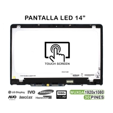 SCHERMO LED FULL TOUCH DA 14" PER COMPUTER PORTATILE HP PAVILION X360 14-BA 14M-BA CON CORNICE