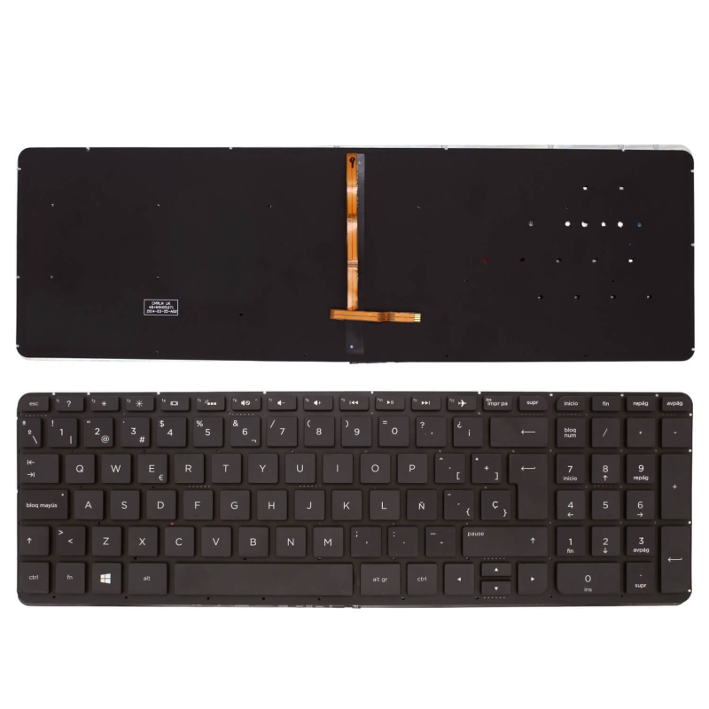 TECLADO RETROILUMINADO PARA PORTATIL HP PAVILION17-F003NS (G7Y67EA)