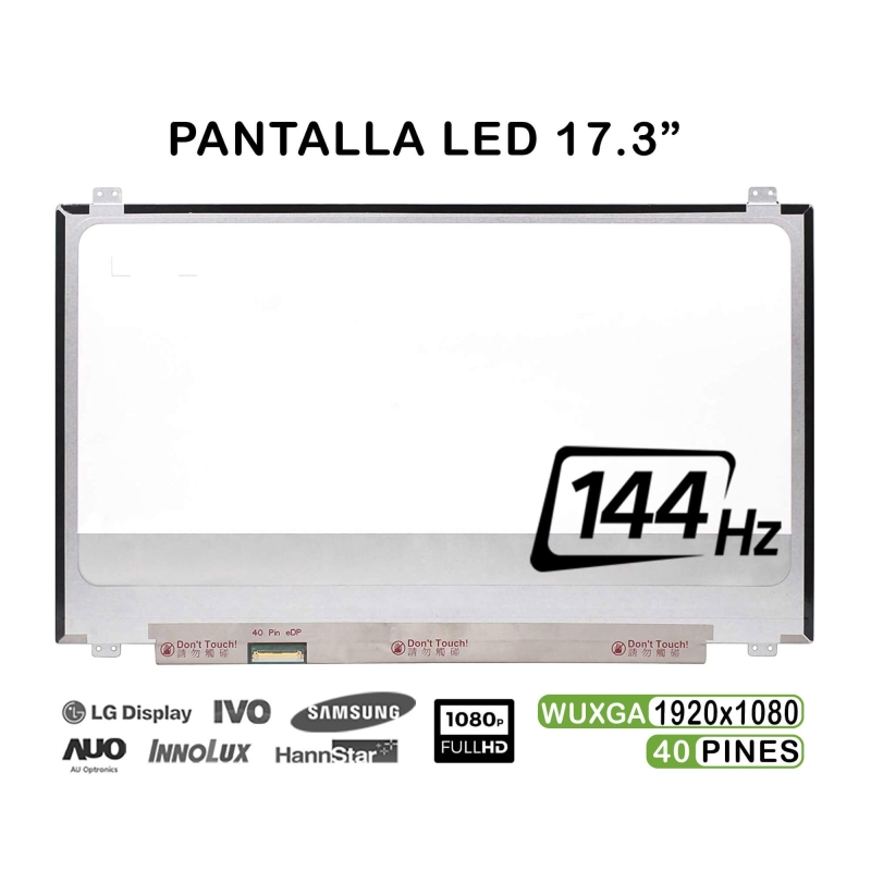 PANTALLA LED DE 17.3" PARA PORTÁTIL B173HAN03.2 144HZ FHD G-SYNC