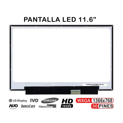 PANTALLA 11.6" NV116WHM-N47 PARA PORTÁTIL
