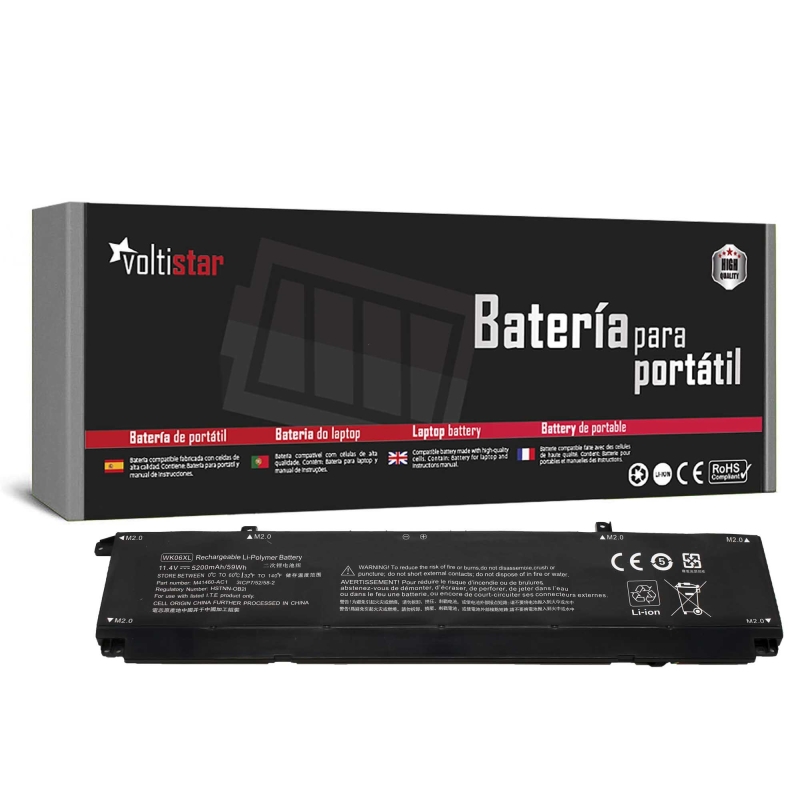 Batteria Per Portatile HP Victus 16-R0007TX OMEN 16-B0000TX WK06XL
