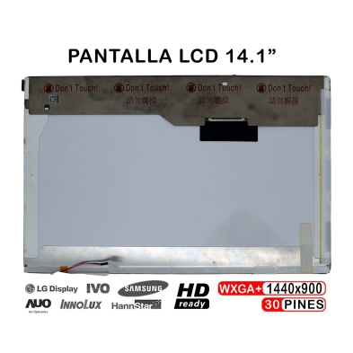 PANTALLA LCD DE 14.1" PARA PORTÁTIL LP141WP1-TLB9 LP141WP1-TLB8 LP141WP1-TLB7