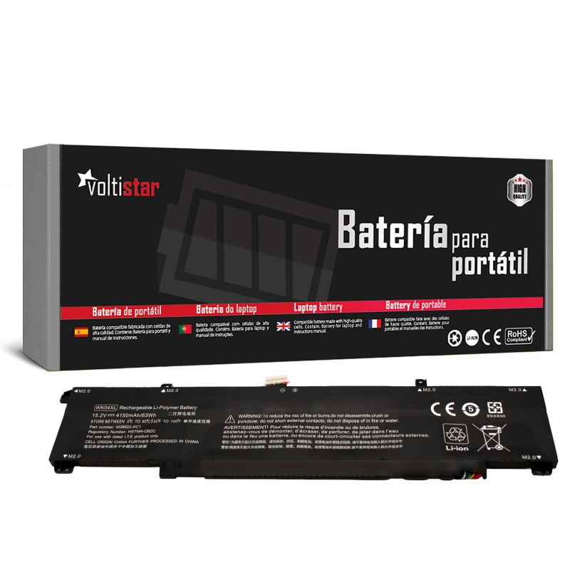 BATERÍA PARA PORTÁTIL HP VICTUS GAMING 15-FA0000 OMEN 16-B1000 SERIES WK04XL