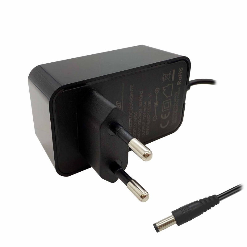 Comprar carregador para fitas LED, roteadores | 12V 3A 5.5x2.1mm