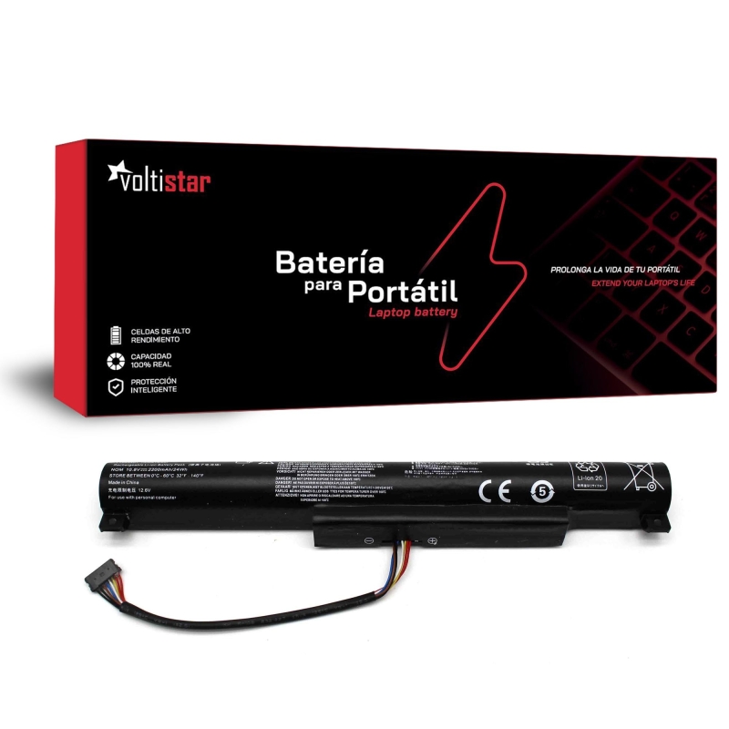 BATTERIA PER COMPUTER PORTATILE LENOVO ESSENTIAL B50-10 (80QR) IDEAPAD 100-15IBY L14C3A01 L14S3A01