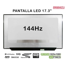 PANTALLA LED DE 17.3" PARA PORTÁTIL B173HAN04.4 NV173FHM-N44 144HZ FHD 40 PINES REACONDICIONADA
