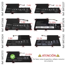 BATERÍA PARA PORTÁTIL LENOVO FLEX 5 1570 1470 L15C3PB1