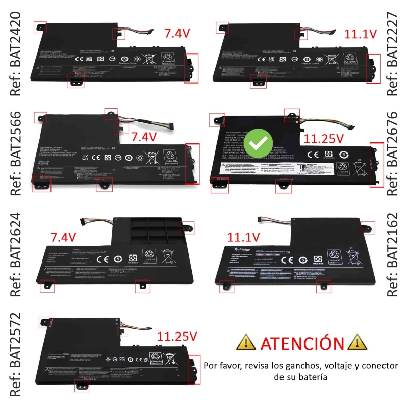 BATERÍA PARA PORTÁTIL LENOVO IDEAPAD 320S-14IKB L15C3PB1