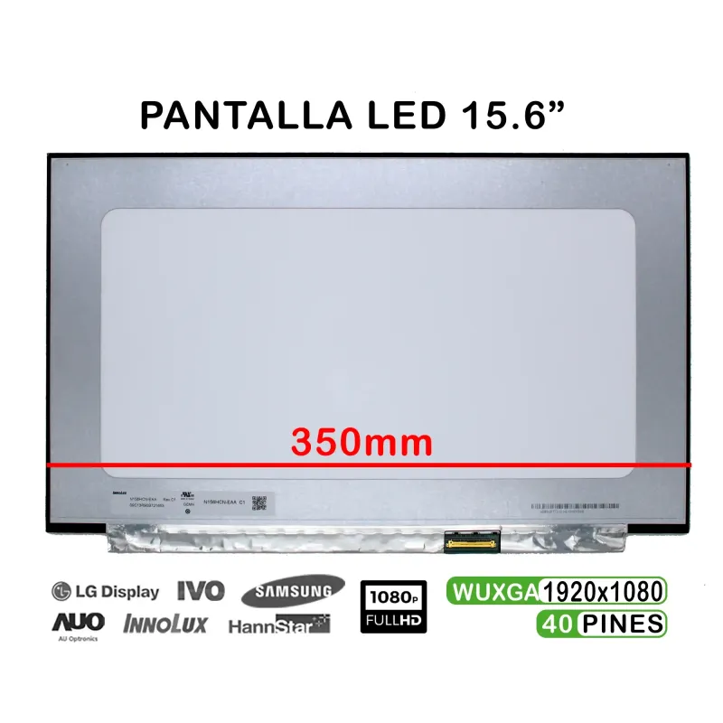 ECRÃ LED 15,6" PARA PORTÁTIL N156HCN-EAA C1 FHD 40 PINOS
