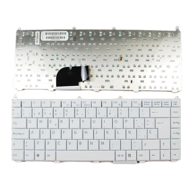 Teclado sony vaio vgn-fe branco