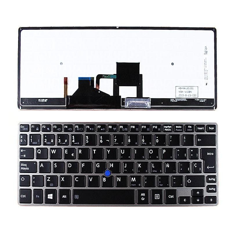 Teclado retroiluminado portatil Toshiba Satellite Z30 | NSK-V10BN