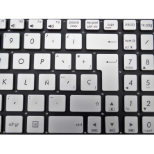 TECLADO PARA PORTÁTIL ASUS N56 N76 N56DP N56DY N56JK N56JN N56JR N56VB N56VJ N56VM N56VV N56VZNEGRO SIN MARCO RETROILUMINADO
