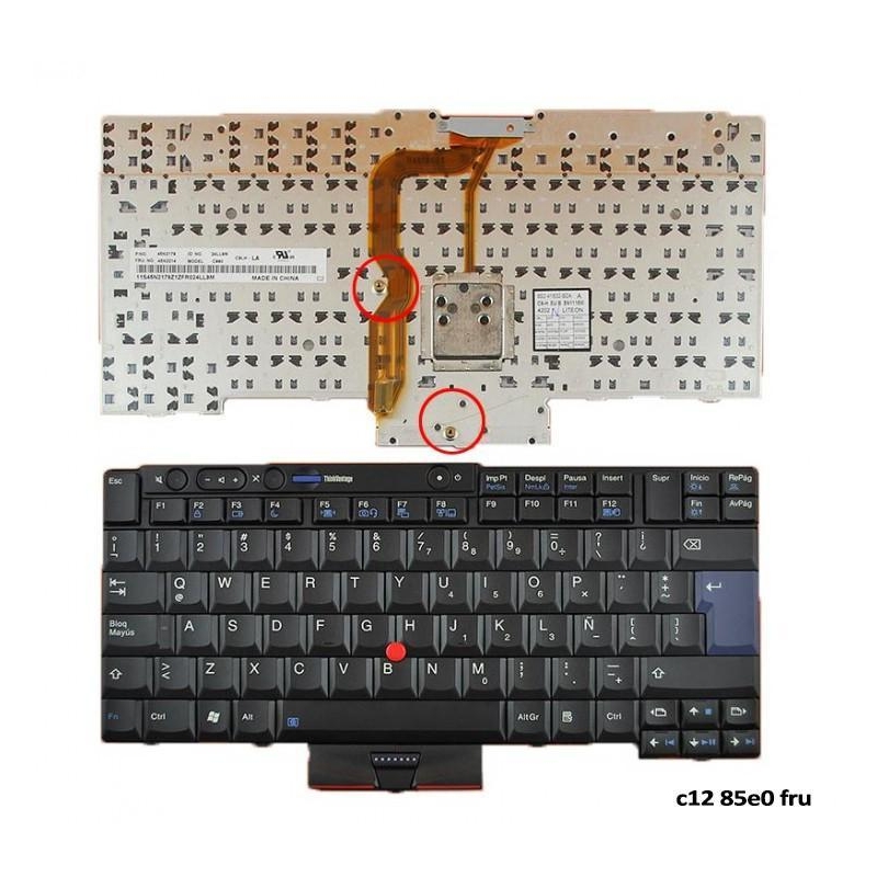 TECLADO PARA PORTÁTIL LENOVO CS12-85E0 04X1211