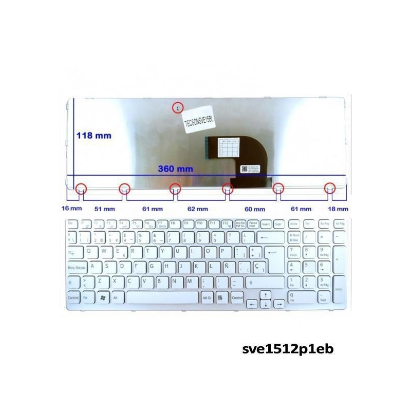 Tastiera Sony Vaio Sve1512p1eb, Acquista