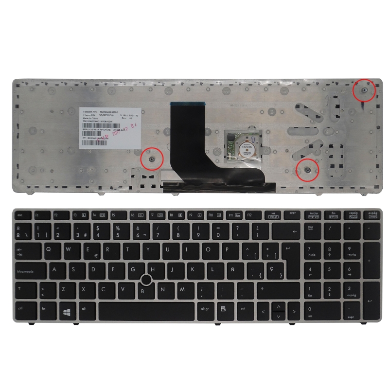 Tastiera HP Probook 6560b, tastiera HP 6565b, tastiera 8570p