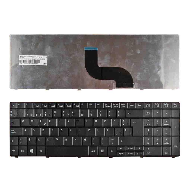 Tastiera portatile Acer tm8571 e1-521 e1-531 e1-531g e1-571